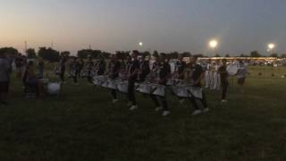 Bluecoats 2017 jagged line opener Denton tx