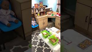 A winter cookie shop is such a sweet dramatic play idea