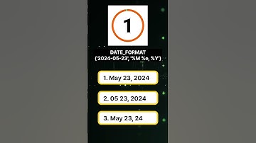 SQL master date_format  #coding #master #mysql #oracle #sql