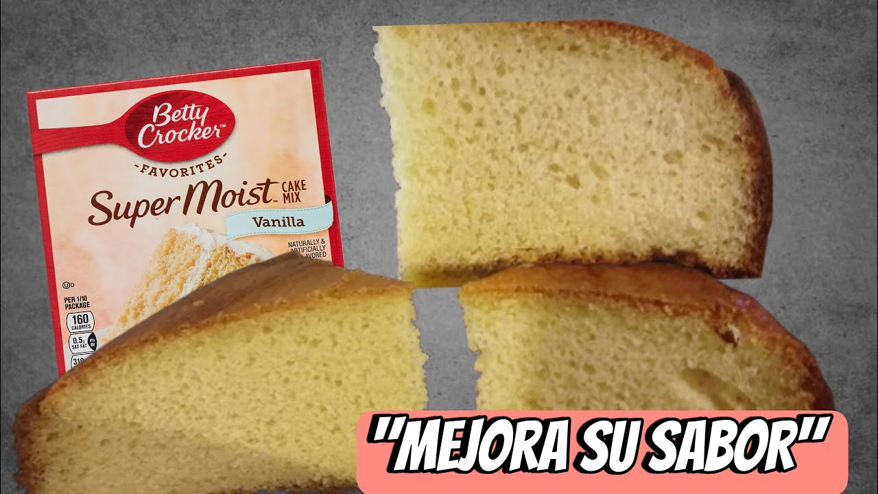 “Como Modificar Un BIZCOCHO De CAJITA Sabor Vanilla/ úsalo para tus pasteles y gana mucho $$$! 