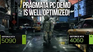 Pragmata Pc Demo - Smooth Frametime Graph On A High-End And On A More Modest System 5090 4060