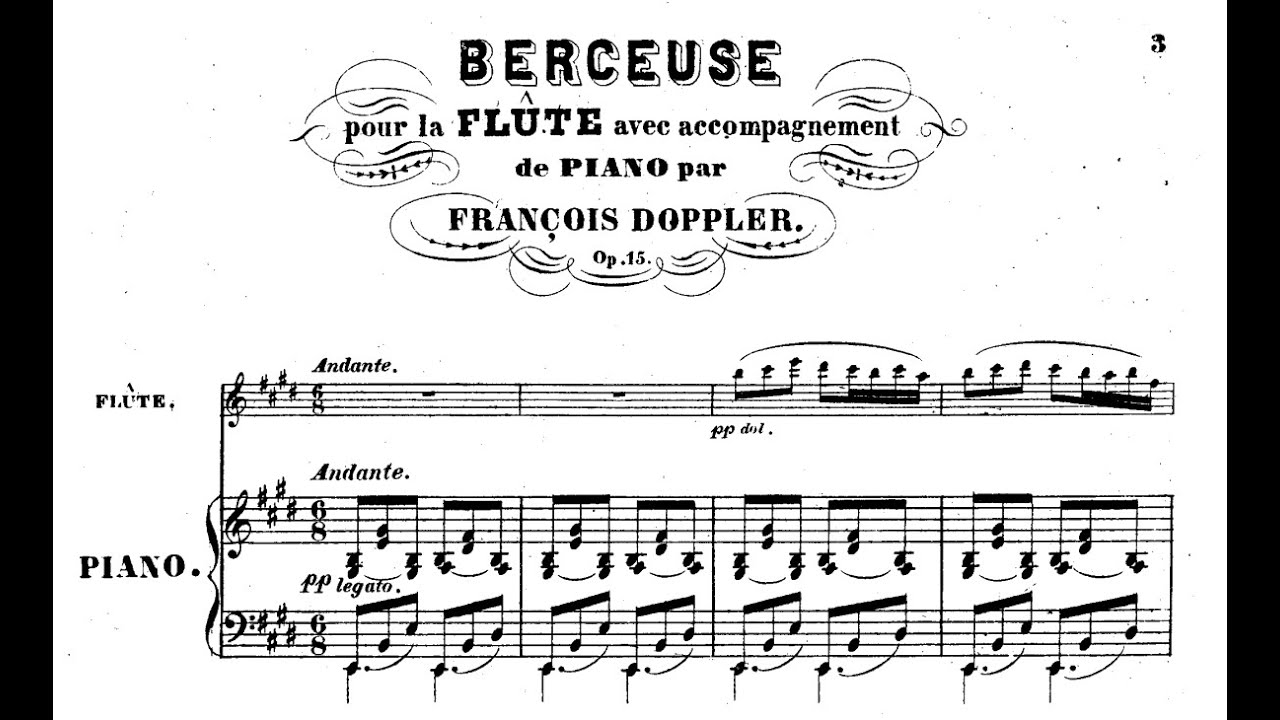 Franz Doppler - Berceuse, Op.15 - YouTube