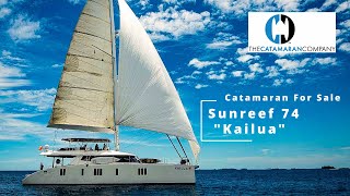 Catamaran For Sale 'Kailua' | Sunreef 74 | Walkthrough with Michael Harris