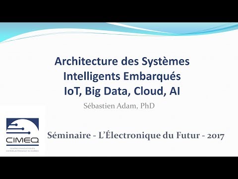 Architecture des Systèmes Intelligents Embarqués - IoT, Big Data, Cloud, AI