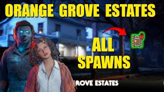 Halloween The Game Orange Grove Estates ALL Escape Spawns & Map Guide! 🍊💨