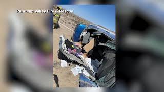 08-23-2021 Rollover Crash on US95 in Nye County Sends One Person to UMC Trauma
