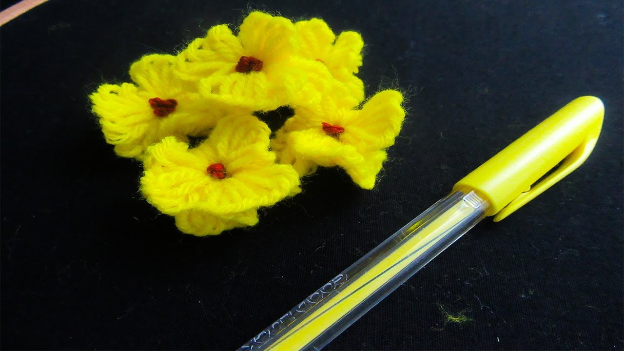 Hand Embroidery Amazing Trick Easy Flower Embroidery Trick Sewing