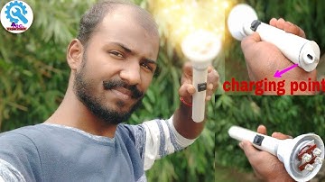 how to make rechargeable torch light in PVC pipe |samar experiment |Amit technology experiment