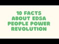 10 Interesting facts about EDSA People Power Revolution | Stephen Aldrae Acosta