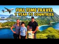 First Year of Full-Time Family Travel: The Ultimate Recap!