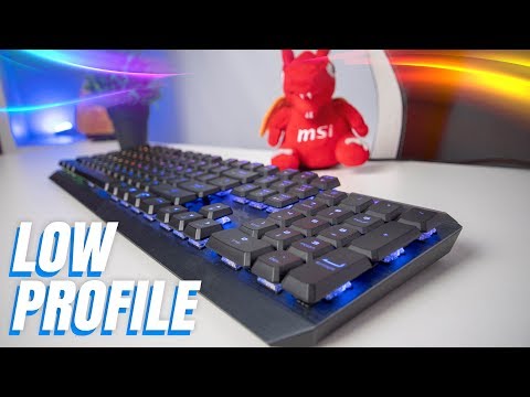 Are Low Profile Mechanical Keyboards For You? - MSI Vigor GK50 Low Profile Review