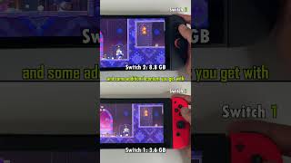 Super Mario Bros. Wonder Game Size on Nintendo Switch 1 vs. Switch 2