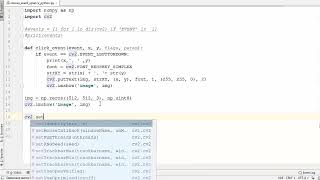 0308 Handle Mouse Events in OpenCV