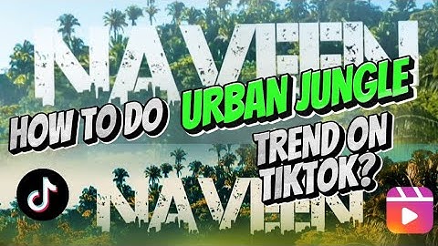 How to make urban jungle font video in Capcut • How to make urban jungle font • Urban jungle trend