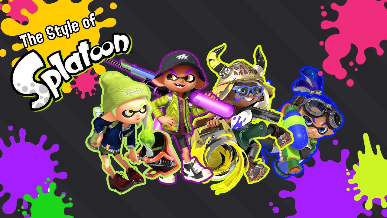 Splatoon Style Color The Style Of Splatoon - YouTube