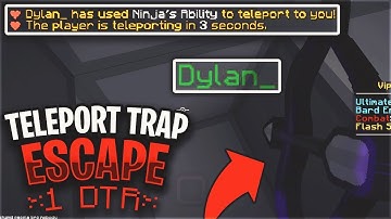 THE BEST TRAP ESCAPE IN HCF HISTORY *1 DTR* | Minecraft HCF