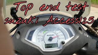 Suzuki Access 125 top end ride | full power on mode | DcRider mt15