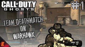 Call Of Duty Ghosts (PS3) Multiplayer Gameplay #1 - Team Deathmatch On Warhawk