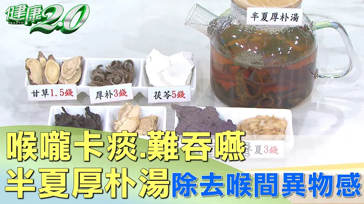 喉嚨卡痰.難吞嚥 半夏厚朴茶除去喉間異物感 健康2.0 - 天天要聞