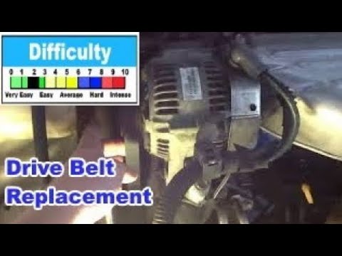 How to Replace Camry Drive belt replacement 1987-2017 Camry Serpentine