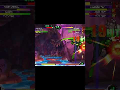 MvC2: bSharp - Magneto Crossup to Switch Sides Rom vs Sent .:8.28.24:.
