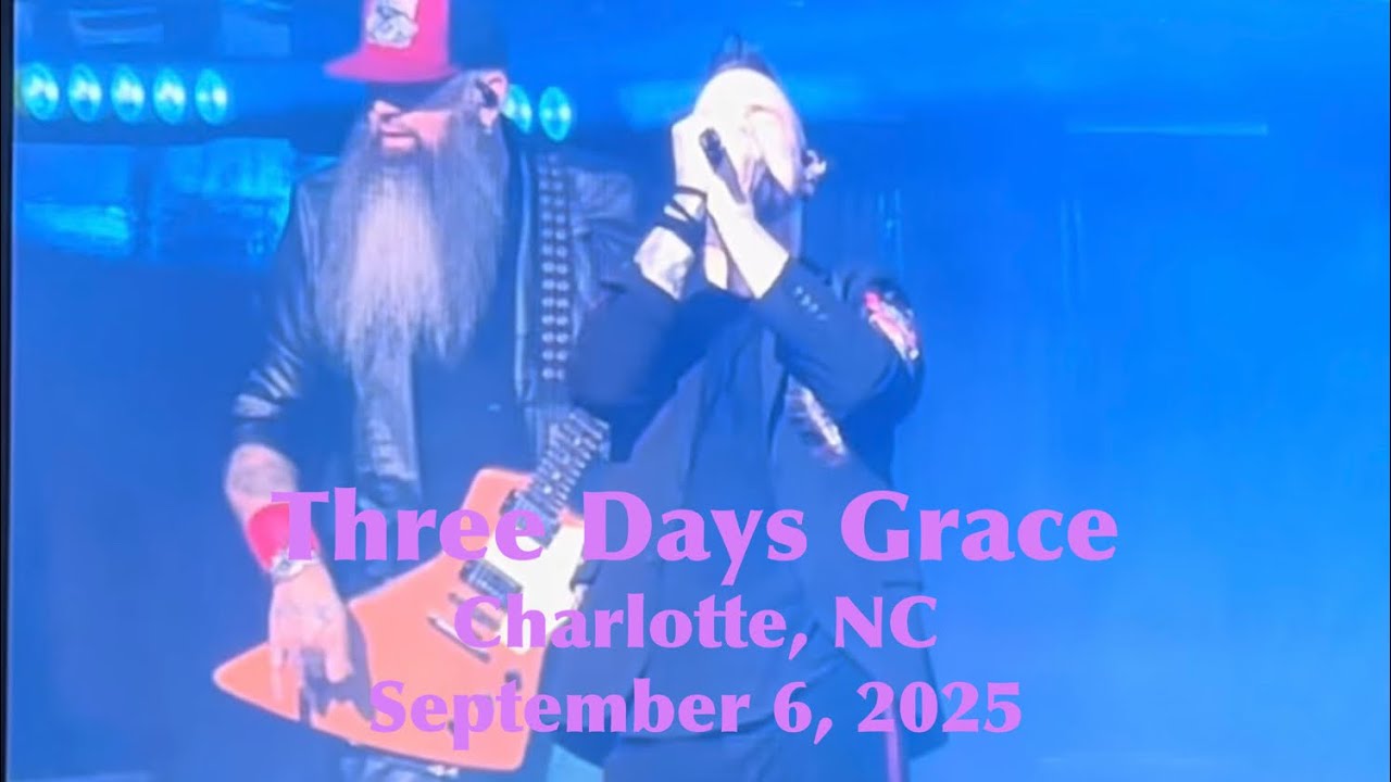 Three Days Grace (Charlotte, NC) *Sold Out* September 6, 2025 (Full ...
