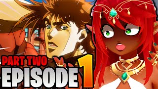 BEST BOY JOSEPH IS HERE BABY! | JoJo's Bizarre Adventure Part Two Episode One Reaction