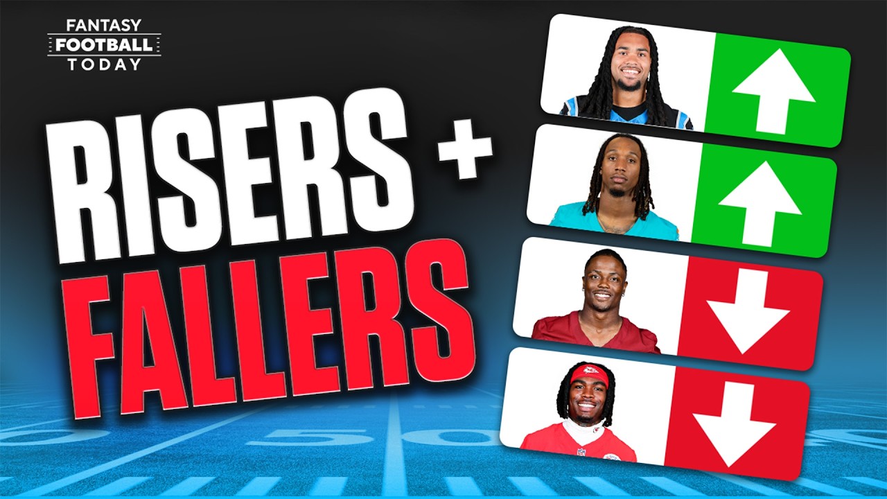 Biggest RISERS & FALLERS + Jamey Eisenberg's RB & WR Strategy | 2026 Fantasy Football Advice