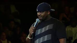 Aries Spears Makes Fun Of Big Black Guy On Stage