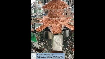 #granule packing machine #peanut #combination weighing and packing machine