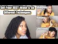 How to Achieve the BEST Wash & Go | Low Porosity Type 4 Hair | 3 Different Wash & Go Techniques