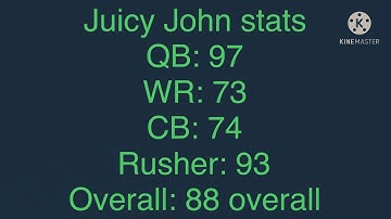 Youtuber’s football fusion stats