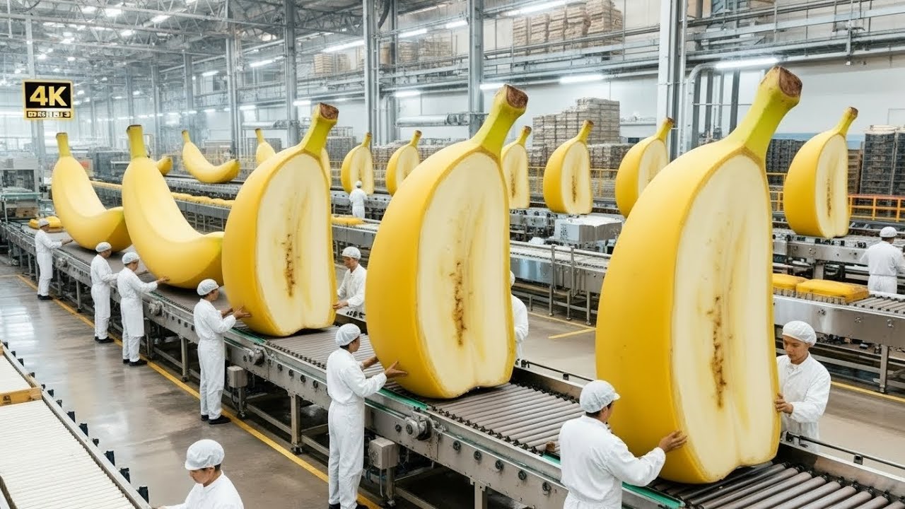 Inside a Modern Manufacturing Plant: How Bananas Are Processed, Cleaned and Packed