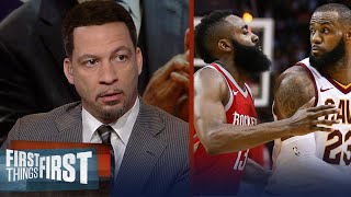 Chris Broussard on why James Harden may not want LeBron on the Rockets | NBA | FIRST THINGS FIRST