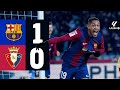 Barcelona Osasuna goals and highlights