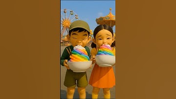 Squid Game AI Edible CREAM ASMR #squidgame #squidgame2 #ai #asmr