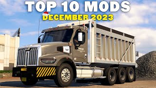 TOP 10 ATS MODS - DECEMBER 2023 | American Truck Simulator Mods.