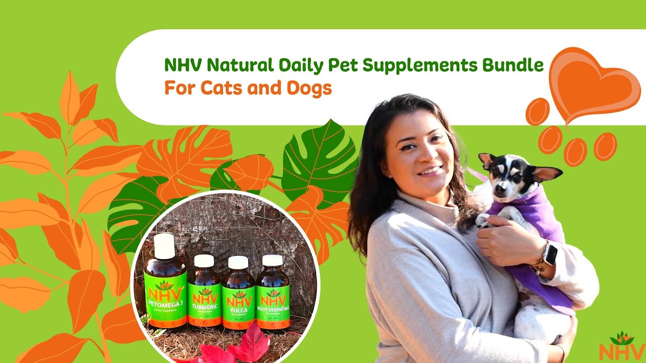 NHV Natural Daily Pet Supplement Bundle For Cats And Dogs YouTube pin-on-helpful-pet-care-tips