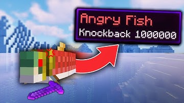 Minecraft But Every Mob Is Hostile With Knockback 1,000,000...