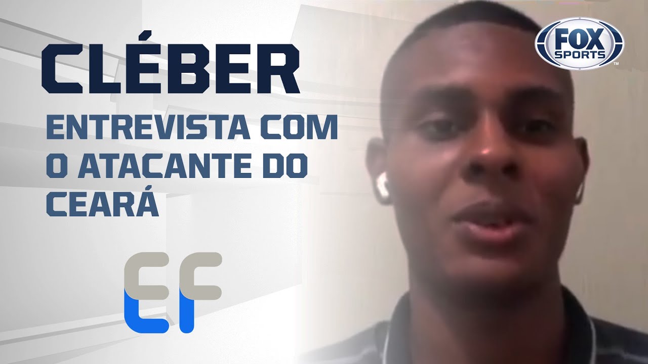 Atacante Cléber, do Ceará, diz que recebeu sondagens de Vasco e Fortaleza; veja vídeo