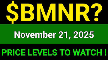 BMNR Stock (Bitmine Immersion Technologies) BMNR Stock Technical Analysis | November 21, 2025