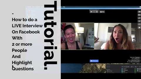 How to do a LIVE Zoom Interview on Facebook (Facebook Live with 2+ People)