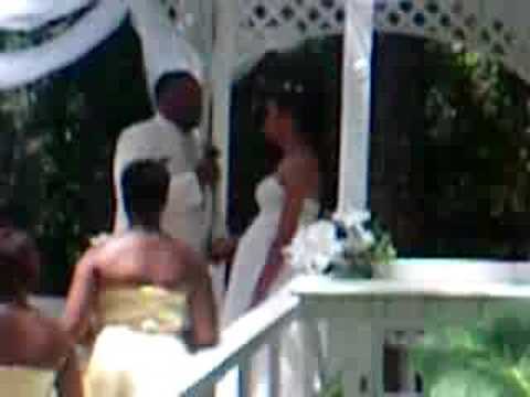 Ken singing at his wedding