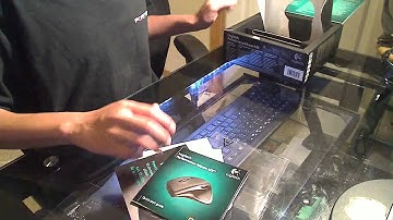 Unboxing of the Logitech Performance Mouse MX HD