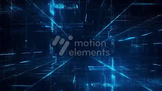 MotionElements abstract network connections digital data flow visualization preview