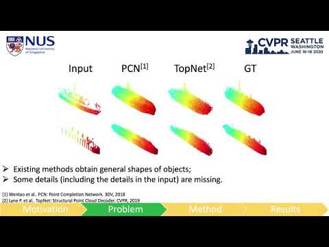 Cascaded Refinement Network for Point Cloud Completion - YouTube
