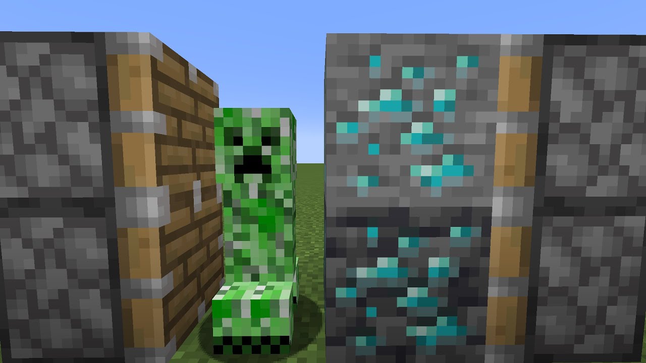 Creeper + Diamond =??? #minecraft - YouTube