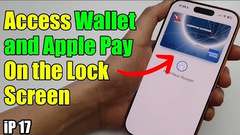 iPhone 17/17 Pro Max: snel toegang tot Wallet en Apple Pay op het vergrendelscherm