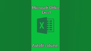 Microsoft Office Excel Autofit column #exceltech #microsoftexcel #exceltips #msofficeexcel #msoffice