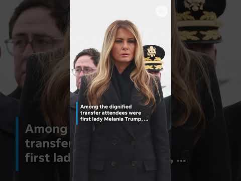 President Trump attends dignified transfer of Americans killed in Iran war